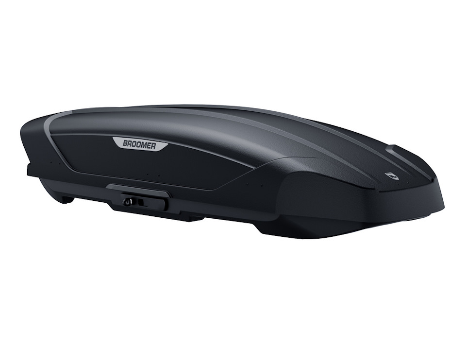 Автобокс Broomer Venture (L) 430л. АБС, текстурный пластик (Чёрный)