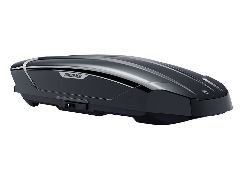 Автобокс Broomer Venture L (430л) с системой Fast Mount (Чёрный глянец)