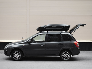 Автобокс Broomer Venture (L) 430л. АБС, текстурный пластик (Чёрный)