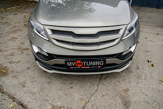 Решетка радиатора (СЕТКА В КОМПЛЕКТЕ) var №1 KIA Sportage (2010-2016)