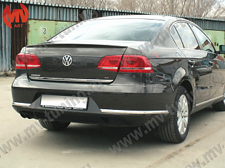 Лип спойлер VW Passat B7 (2010-2015) + УСТАНОВОЧНЫЙ КОМПЛЕКТ