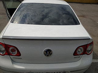 Лип спойлер VW Passat B6 (2005-2010) + УСТАНОВОЧНЫЙ КОМПЛЕКТ