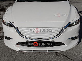 Решетка радиатора Mazda 6 комплектация №1 (планки) / Atenza GJ (2015 - 2018)