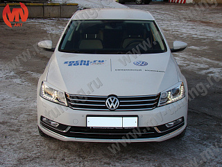 Реснички на фары VW Passat B7 (2010-2015) + УСТАНОВОЧНЫЙ КОМПЛЕКТ
