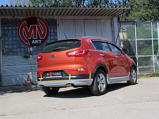 Юбка заднего бампера Ixion KIA Sportage (2010-2016)