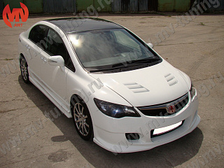 Передний бампер INGS Extreem Honda Civic 4D (2006-2012)