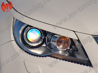  Реснички на фары VW Tiguan (2007-2010) + УСТАНОВОЧНЫЙ КОМПЛЕКТ