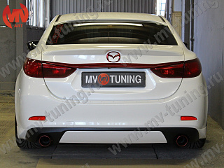  Диффузор заднего бампера var №3 Mazda 6 / Atenza GJ (2012 - 2018) 