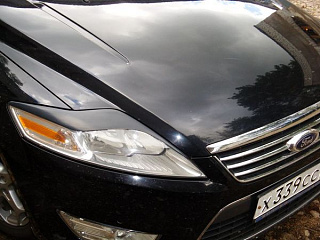 Реснички на фары Ford Mondeo 4 поколение MK IV  + УСТАНОВОЧНЫЙ КОМПЛЕКТ