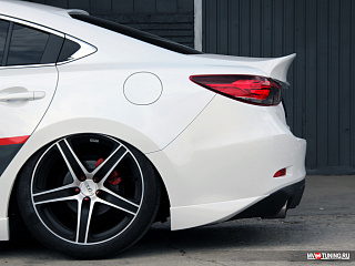 Козырек на стекло var №1 Broomer Design Mazda 6 / Atenza GJ (2012 - 2023) + УСТАНОВОЧНЫЙ КОМПЛЕКТ