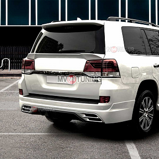 Юбка заднего бампера WALD Toyota LC200 (2015-2021)