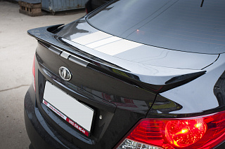 Спойлер высокий Hyundai Solaris (2010 - 2016)