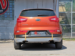 Юбка заднего бампера Ixion KIA Sportage (2010-2016)