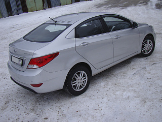 Аэродинамический рассекатель на крышу 6 зубьев Hyundai Solaris (2010-2016)