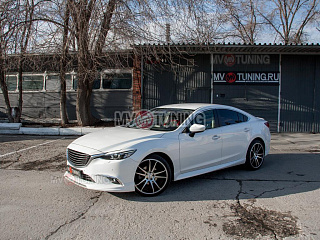 Решетка радиатора Mazda 6 комплектация №1 (планки) / Atenza GJ (2015 - 2018)
