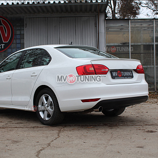 Лип спойлер VW Jetta VI (2015 - 2018) + УСТАНОВОЧНЫЙ КОМПЛЕКТ