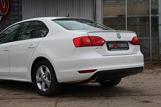 Лип спойлер VW Jetta VI (2015 - 2018) + УСТАНОВОЧНЫЙ КОМПЛЕКТ