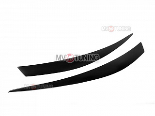 Реснички на фары var №1 Hyundai Solaris (2010-2013) + УСТАНОВОЧНЫЙ КОМПЛЕКТ