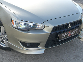 Клыки переднего бампера Mitsubishi Lancer X (2.0 Intense) (2007-2010)