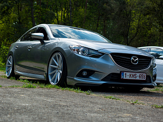 Клыки переднего бампера var №2 Lite Style Mazda 6 / Atenza GJ (2012 - 2018)