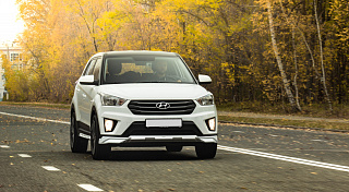 Накладки на пороги Hyundai Creta (2016-2020)