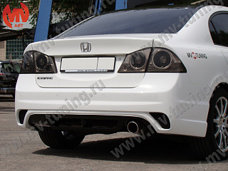 Задний бампер INGS Extreem Honda Civic 4D (2006-2012)