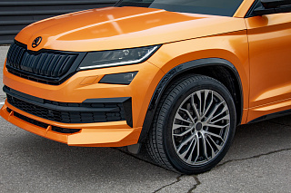 Расширители арок для Skoda Kodiaq (2016-2024) Текстурный(окрашенный) вариант + установочный комплект.