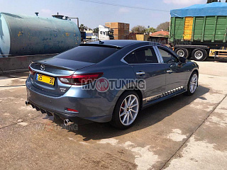 Диффузор заднего бампера var №4 Mazda 6 / Atenza GJ (2012 - 2018)