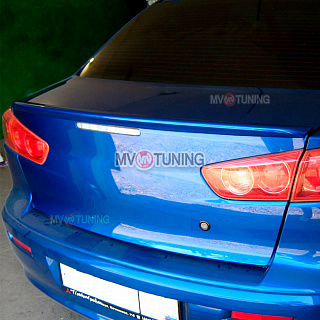 Спойлер лип "Элегант" Mitsubishi Lancer X (2007-2017) + УСТАНОВОЧНЫЙ КОМПЛЕКТ