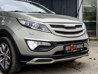 Юбка переднего бампера Ixion KIA Sportage (2010-2016)