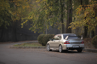 Спойлер в стиле EVO var№1 (высокий) для Mitsubishi Lancer IX 9 (2003-2009)
