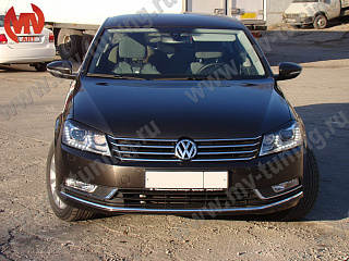 Реснички на фары VW Passat B7 (2010-2015) + УСТАНОВОЧНЫЙ КОМПЛЕКТ