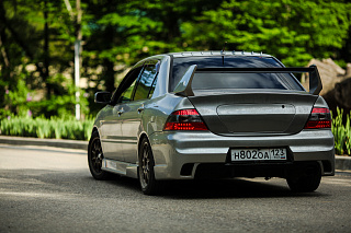 Задний бампер Mitsubishi Lancer 9 IX в стиле EVO (2003-2009)