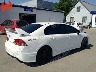 Спойлер высокий (составной) "Mugen Style" Honda Civic 4D (2006-2012)