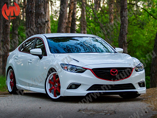 Пороги SkyActivSport Mazda 6 / Atenza GJ и GL (2012 - 2023) + УСТАНОВОЧНЫЙ КОМПЛЕКТ