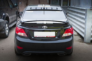Спойлер высокий Hyundai Solaris (2010 - 2016)