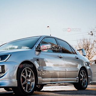 Пороги EGR Mitsubishi Lancer IX (2003-2009) + УСТАНОВОЧНЫЙ КОМПЛЕКТ