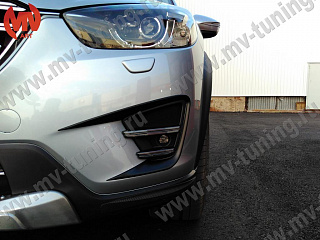 BLACK TEXTURED. Расширители колесных арок для Mazda CX-5 (крашенная в текстуру) (2011-2016)