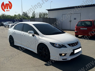Спойлер высокий (составной) "Mugen Style" Honda Civic 4D (2006-2012)