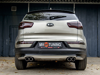 Юбка заднего бампера Ixion KIA Sportage (2010-2016)