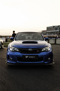 Сплиттер переднего бампера Subaru Impreza III GE and GH facelift and GR front WRX III Generation 2010, 2011, 2012, 2013, 2014