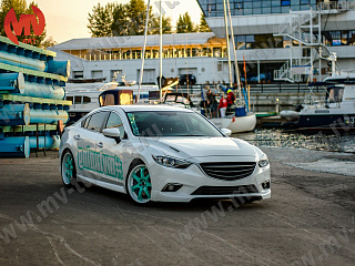 Пороги SkyActivSport Mazda 6 / Atenza GJ и GL (2012 - 2023) + УСТАНОВОЧНЫЙ КОМПЛЕКТ