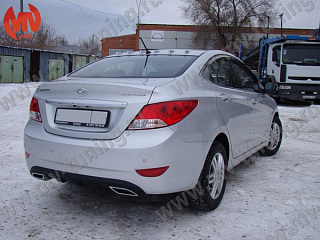 Аэродинамический рассекатель на крышу 6 зубьев Hyundai Solaris (2010-2016)