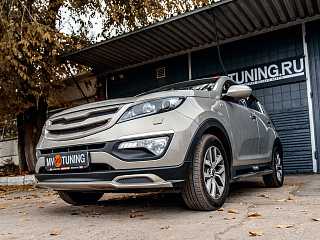 Юбка переднего бампера Ixion KIA Sportage (2010-2016)
