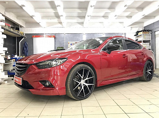 Клыки переднего бампера var №1 SkyActivSport Mazda 6 / Atenza GJ (2012 - 2018)