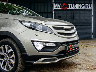Юбка переднего бампера Ixion KIA Sportage (2010-2016)