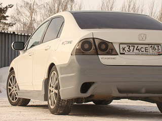 Задний бампер INGS Extreem Honda Civic 4D (2006-2012)