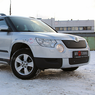 Верхний зимний экран Skoda Yeti (2009-2012) текстурный пластик