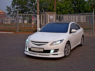 Юбка переднего бампера "Sport" Mazda 6 GH (2008-2012)
