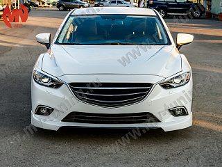 Клыки переднего бампера var №1 SkyActivSport Mazda 6 / Atenza GJ (2012 - 2018)